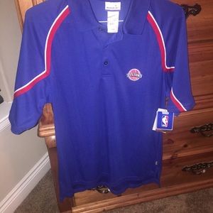 Men’s Reebok NBA Detroit Pistons golf shirt